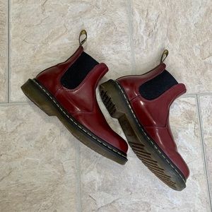 Dr. Marten Smooth Leather Chelsea Boots - Oxblood